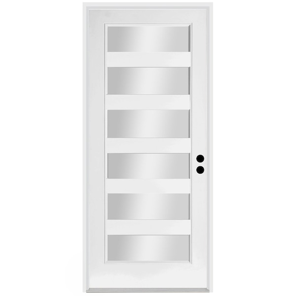 Trimlite Exterior Single Door, Left Hand/Inswing, 1.75 Thick, Fiberglass 2880LHISPSF20F6LC491610BM - main